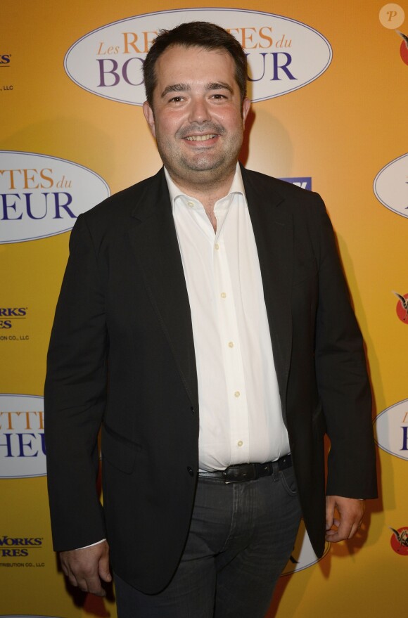 Jean-François Piège - Avant-première du film "Les Recettes du bonheur" organisée par Le Guide Michelin et Metropolitan FilmExport au cinéma Gaumont Marignan à Paris, le 7 septembre 2014.