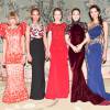 Anna Wintour, Jennifer Lawrence, Marissa Mayer, Gong Li et Wendi Murdoch au MET Gala, le 4 mai 2015 à New York