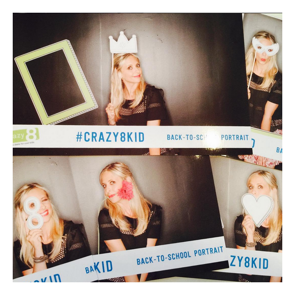 Sarah Michelle Gellar lance sa ligne pour enfants, Crazy8Kid / photo postée sur le compte Instagram de l'actrice américaine.