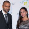 Tony Parker et sa femme Axelle lors du "Par Coeur Gala" à Lyon le 25 septembre 2014