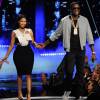 Nicki Minaj et Meek Mill aux BET Awards 2015 au Microsoft Theater. Los Angeles, le 28 juin 2015.