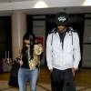 Nicki Minaj et Safaree Samuels à l'aéroport LAX de Los Angeles. Le 28 mars 2014.