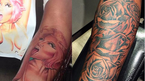 Safaree Samuels : L'ex de Nicki Minaj a recouvert ses tatouages à son effigie