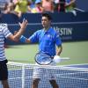 Benoît Paire après sa victoire sur Kei Nishikori au premier tour de l'US Open à l'USTA Billie Jean King National Tennis Center de Flushing à New York, le 31 août 2015