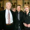 Sylvie Joly faite chevalier dans l'ordre des arts et lettres avec son mari Pierre Vitry et Alex Lutz en 2006
