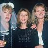 Sylvie Joly avec Victoria Abril et Charlotte de Turckheim lors de la générale de son spectacle en 1994