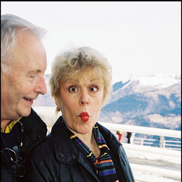 Sylvie Joly et son mari Pierre Vitry en 2000