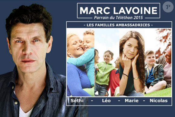 Marc Lavoine, parrain du Téléthon 2015 qui se déroulera du 4 au 5 décembre 2015.