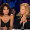 Isabelle Mergault et Sylvie Vartan, dans On n'est pas couché sur France 2, le samedi 5 septembre 2015.