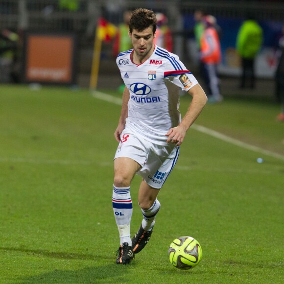 Yoann Gourcuff, au Stade Gerland à Lyon le 8 février 2015.