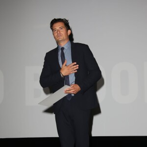 Orlando Bloom lors de son hommage à l'occasion du 41e Festival du Film Américain de Deauville le 6 septembre 2015.