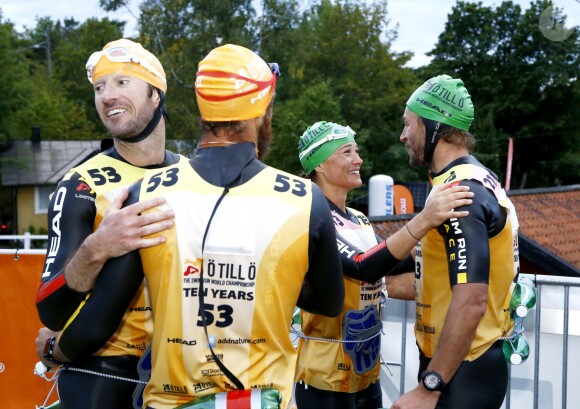 Pippa Middleton et son frère James repérés à l'épreuve sportive "Otillo Swim-Run World Championship" en Suède, le 7 septembre 2015.