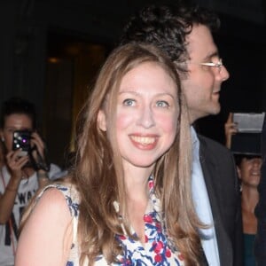 Chelsea Clinton et Marc Mezvinsky - Soirée d'ouverture de Porcelanosa sur la 5e avenue à New York, le 9 septembre 2015