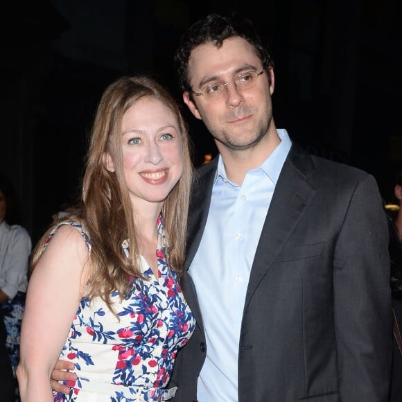 Chelsea Clinton et Marc Mezvinsky - Soirée d'ouverture de Porcelanosa sur la 5e avenue à New York, le 9 septembre 2015