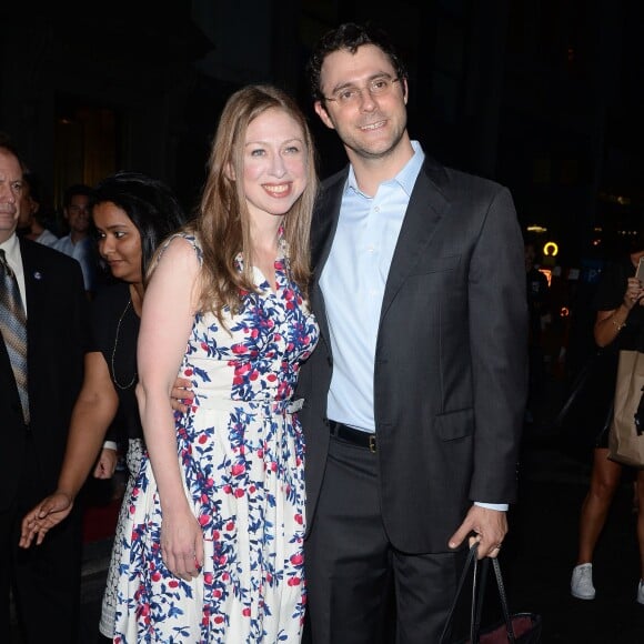 Chelsea Clinton et Marc Mezvinsky - Soirée d'ouverture de Porcelanosa sur la 5e avenue à New York, le 9 septembre 2015