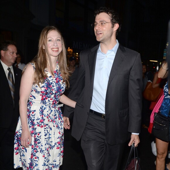 Chelsea Clinton et Marc Mezvinsky - Soirée d'ouverture de Porcelanosa sur la 5e avenue à New York, le 9 septembre 2015