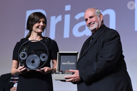 Chiara Mastroianni, Brian De Palma - Tapis rouge de l'hommage à "Brian De Palma" lors du 72e Festival du Film de Venise, la Mostra, le 9 septembre 2015