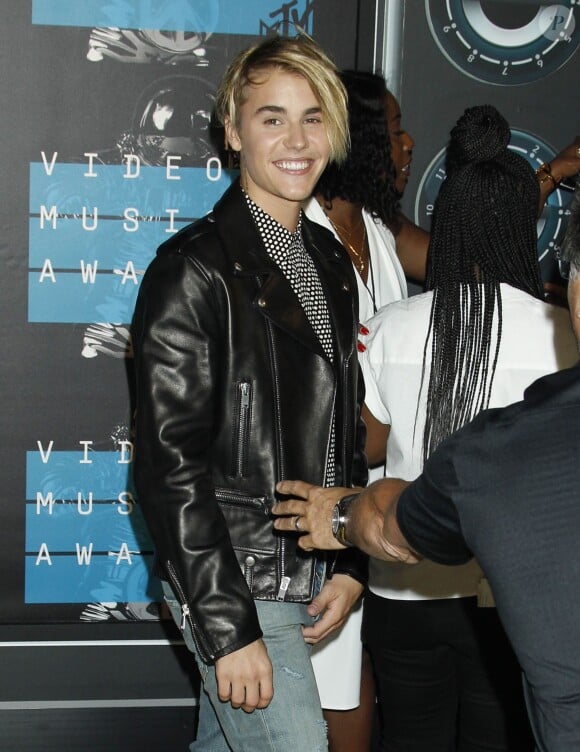 Justin Bieber - Soirée des MTV Video Music Awards à Los Angeles le 30 aout 2015.