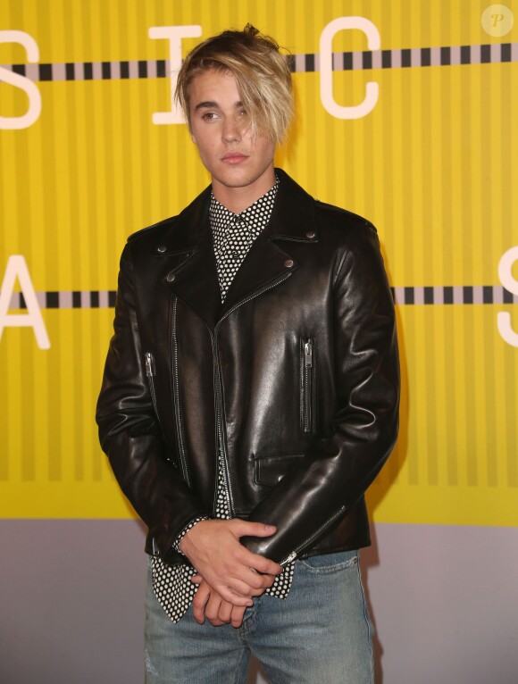 Justin Bieber - Soirée des MTV Video Music Awards à Los Angeles le 30 aout 2015.