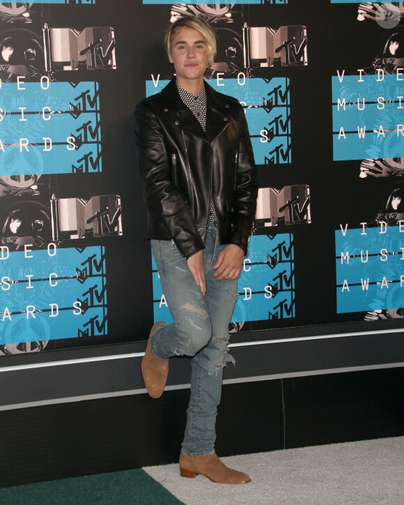 Justin Bieber - Soirée des MTV Video Music Awards à Los Angeles le 30 aout 2015.