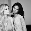 Doutzen Kroes et Liya Kebede en shooting de la campagne de la Collection Exclusive by Color Riche de L'Oréal Paris.