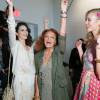 Kendall Jenner, Diane von Furstenberg et Karlie Kloss au défilé de la collection printemps-été 2016 de Diane Von Furstenberg, Spring Studios à New York, le 13 septembre 2015.