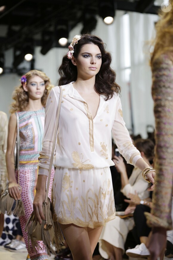 Kendall Jenner au défilé de la collection printemps-été 2016 de Diane Von Furstenberg, Spring Studios à New York, le 13 septembre 2015.