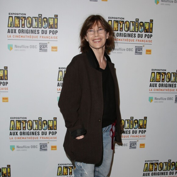 Jane Birkin - Vernissage de l'exposition Antonioni à la Cinémathèque de Paris le 18 avril 2015