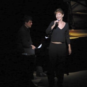 Exclusif - Jane Birkin en concert au theatre du Chatelet a l'occasion des 10 ans de son spectacle "Arabesque". Le 9 decembre 2013