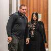 Kim Kardashian, enceinte, quitte l'appartement de son mari Kanye West à New York. Le 14 septembre 2015.