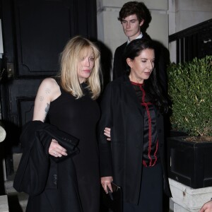 Courtney Love et Marina Abramovic à New York, le 14 septembre 2015.