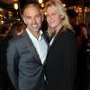 Exclusif - Paul Belmondo et sa femme Luana Belmondo - Dîner sensoriel "Maille" aux Jardins du Pont Neuf à Paris, le 15 septembre 2015.