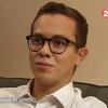 Sacha Minéo (21 ans), ex-participant à Secret Story 6, dans le JT de France 2, le 15 septembre 2015.