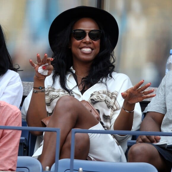 Kelly Rowland au 3ème jour du championnat de tennis US Open 2015 au centre USTA Billie Jean King National Tennis à New York, le 2 septembre 2015