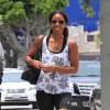 Kelly Rowland se rend à la salle de sport à Los Angeles, le 1er août 2015