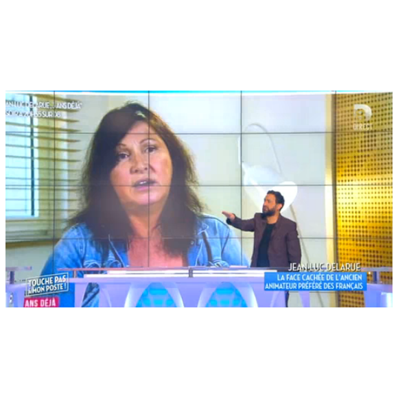 Evelyne Thomas méconnaissable dans Touche pas à mon poste sur D8, le 17 septembre 2015.