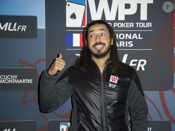 Moundir - Soirée World Poker Tour National Paris organisée par PMU.fr au Cercle Clichy Montmartre à Paris le 5 décembre 2014.is