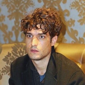 Louis Garrel présente son film "les deux amis" lors d'un conférence de presse à l'hôtel Burdigala à Bordeaux le 7 septembre 2015.