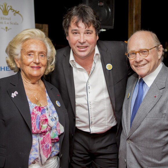 Exclusif - Bernadette Chirac, Didier Audebert, Claude Pompidou - Remise du prix Claude Pompidou pour la recherche sur la maladie d'Alzheimer à l'hôtel Aston La Scala à Nice le 11 septembre 2015.