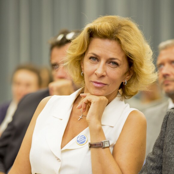 Exclusif - Corinne Touzet - Remise du prix Claude Pompidou pour la recherche sur la maladie d'Alzheimer à l'hôtel Aston La Scala à Nice le 11 septembre 2015.