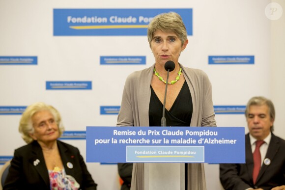 Exclusif - Agnès Rötig (laureat 2015) - Remise du prix Claude Pompidou pour la recherche sur la maladie d'Alzheimer à l'hôtel Aston La Scala à Nice le 11 septembre 2015.
