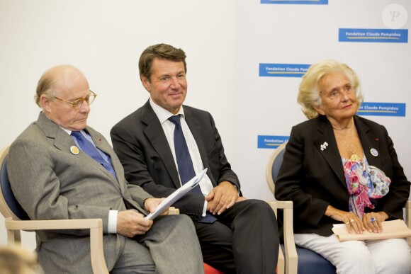 Exclusif - Alain Pompidou, Christian Estrosi, Bernadette Chirac - Remise du prix Claude Pompidou pour la recherche sur la maladie d'Alzheimer à l'hôtel Aston La Scala à Nice le 11 septembre 2015.