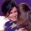 Carla sacrée gagnante de The Voice Kids avec sa coach Jenifer, le samedi 20 septembre 2014.