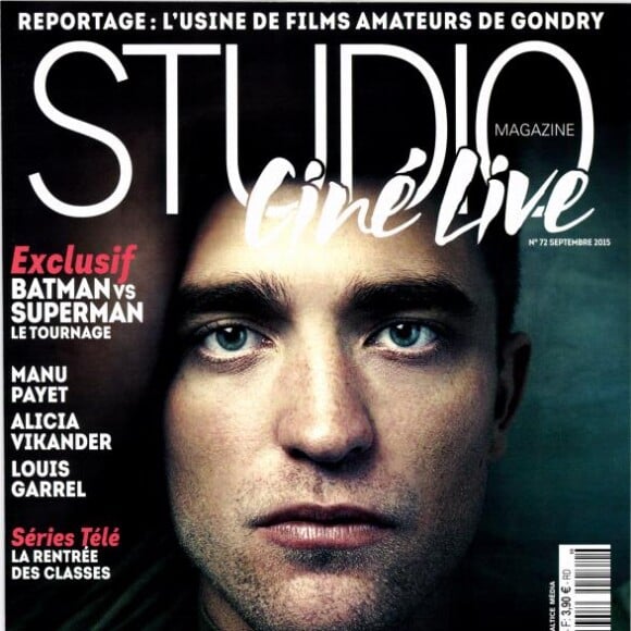 Couverture du Studio Ciné Live de septembre 2015.