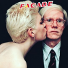 Edwige Balmore avec Andy Warhol en couverture de "Façade"