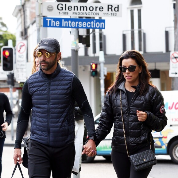 Eva Longoria et Jose Antonio Baston à Sydney, le 20 juillet 2015