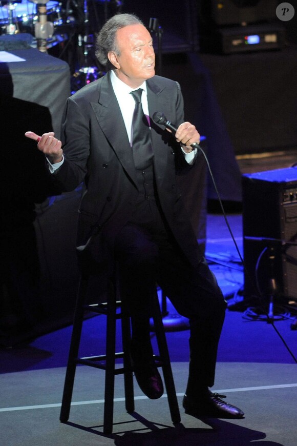 Julio Iglesias - Julio Iglesias en concert lors du Starlite Marbella Festival, le 13 août 2014. 