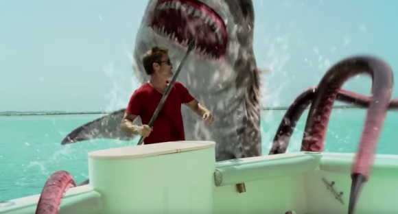 Casper Van Dien dans "SHARKTOPUS VS. WHALEWOLF", juillet 2015.