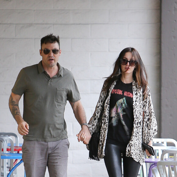 Brian Austin Green et Megan Fox dans les rues de New York le 9 juin 2015