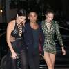 Kendall Jenner, Olivier Rousteing et Gigi Hadid se rendent à une soirée à l'hôtel La Réserve à Paris, pendant la fashion week.